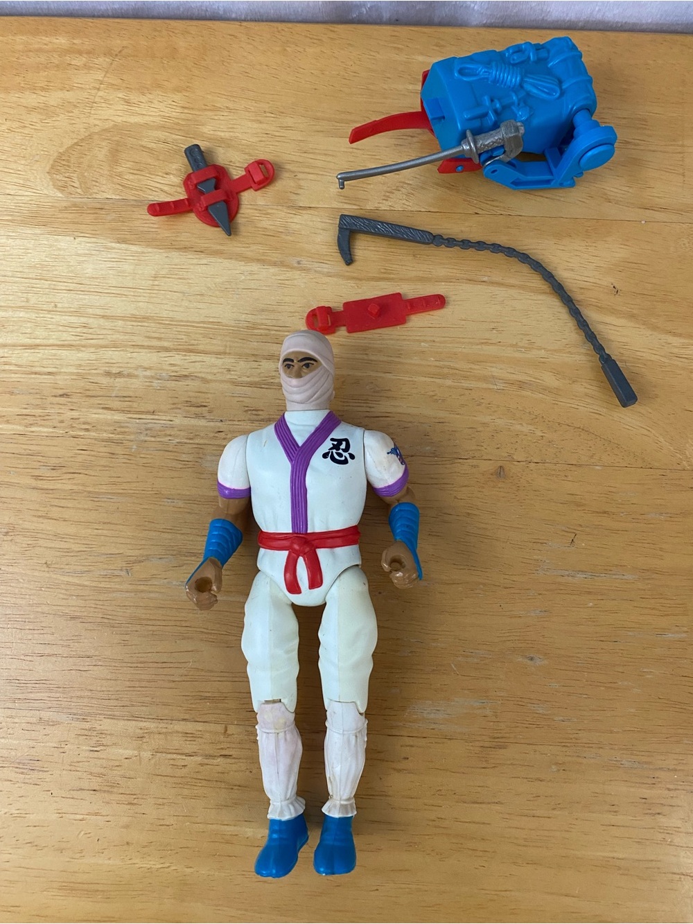 Vintage 1986 Coleco Rambo Force of Freedom White Dragon Action Figure